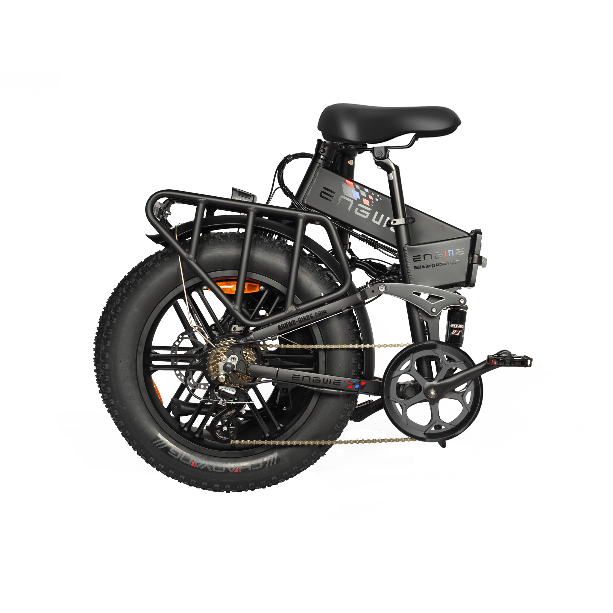 ENGWE ENGINE Pro Upgrade Version Electric Bicycle 20inch Fat Tire 750W Brushless Motor 48V 16Ah Battery  8 Speed System
