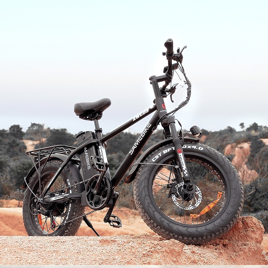 SAMEBIKE XWC05 Electric Mountain Bike 20*4.0 Inch Fat Tire 750W Brushless Geared Motor 35Km/h Max Speed 48V 13Ah Battery