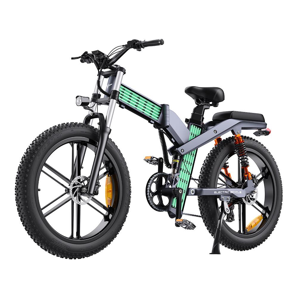 ENGWE X26 Electric Bike 48V 1000W Motor MTB 19Ah & 7.5Ah Dual Battery for 57.7 Miles Range, 26*4.0 inch Fat Tire